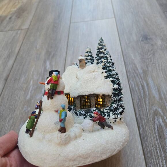 Thomas Kinkade Everett's Cottage house 1998 lighted teleflora collectible batter - Picture 6 of 14